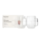 Double Wall Glass Mug 300 ml Set - 2 Pcs